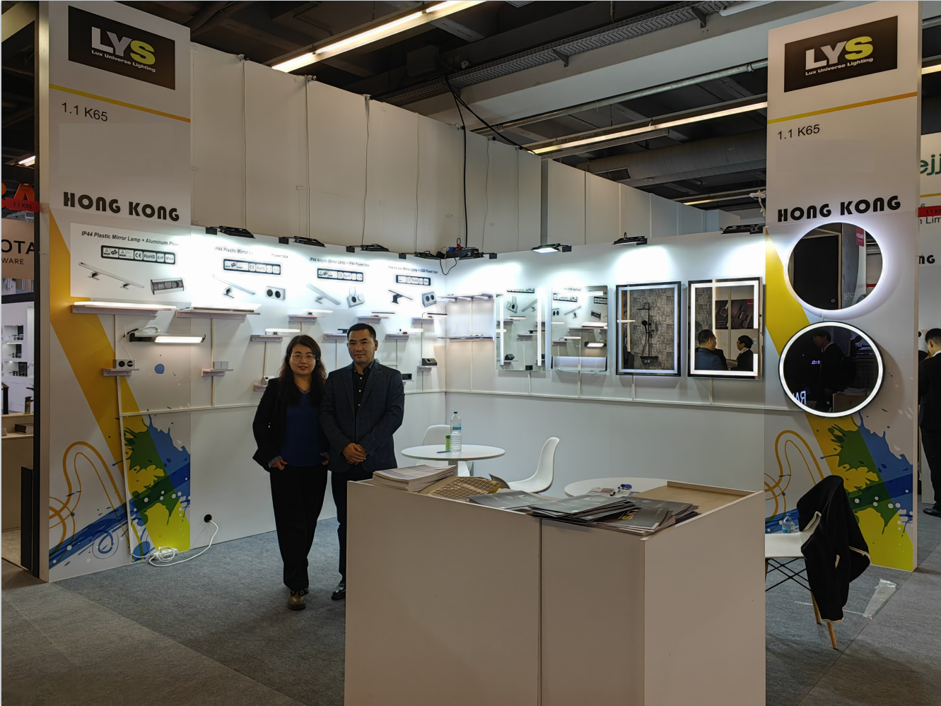 ISH Frankfurt 2023'teki LED Ayna vitrinimiz - Haberler - Ningbo Lux Universe Lighting Technology Co., Ltd.